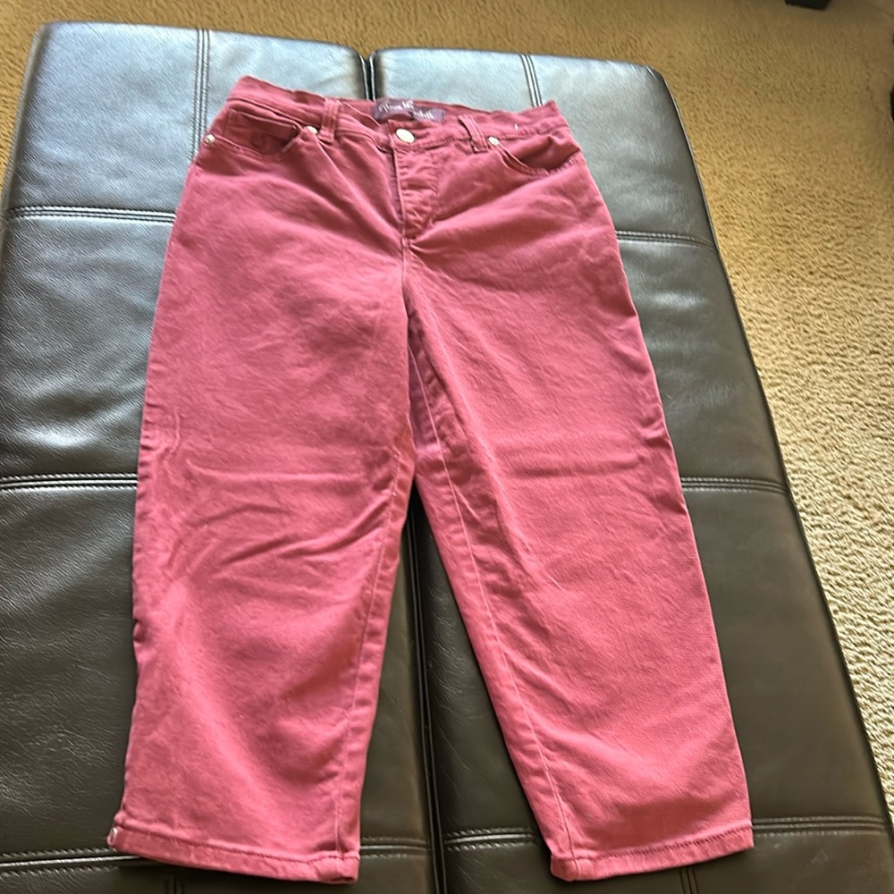 Gloria vanderbil crop pants size 4